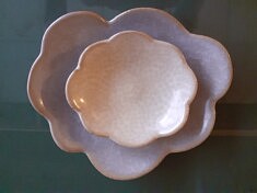 grès émaillé thème Nuages