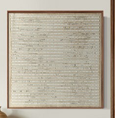 Tissage de papiers, 66x66cm