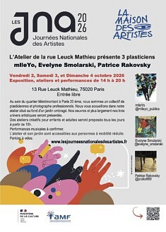 2026 Journées Nationales des Artistes