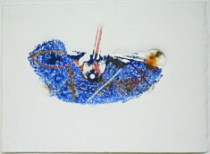 "Relief 805b" Encre et gaufrage sur papier (8x15) 2008