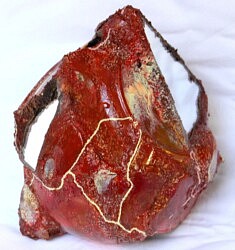 "Relief 1512" mobile - Huile sur céramique et miroir (20x16x20) 2015