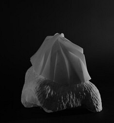 « Meduse » – Albâtre – 17 x 21 x 15 cm