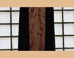 Le coeur absent -2021- kimono cousut et peint ( détail)