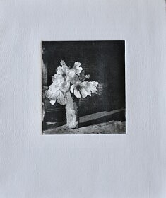 Petits soleils, Aquatinte 11 x 10 cm, 2025