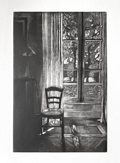 La chaise, Aquatinte 30 x 20 cm