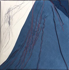 sans titre, objet textile/dessin, format 20cmx20cm