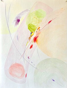 Sonate du Coeur 8, crayons couleur, format A2