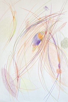 Sonate du Coeur Nr 3, Crayon couleur, format A3