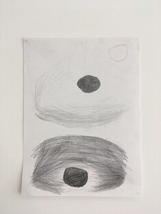 sans titre, Crayon graphite, format A3