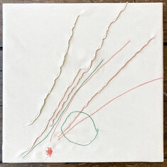 sans titre, objet textil, format 20cmx20cm