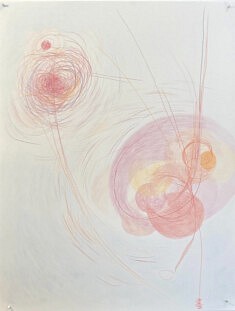 Sonate du Coeur Nr 6, Crayon couleur, format A2