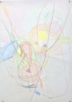 Sonate du Coeur Nr 7, Crayon couleur, format A2