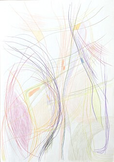 Sonate du Coeur Nr 1, Crayon couleur, format A3