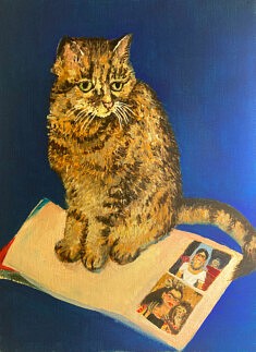 Minette et Frida huile sur toile 2025