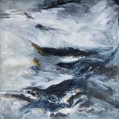 Les chants de Maldoror - 2021 - acrylique sur toile - 100x100cm