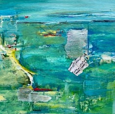 Baie de Somme Mixte sur papier 20x20 (02 2025)