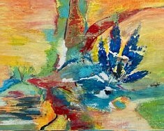 Champ de Chanvre Mixte sur papier 21x29  (01 2025)