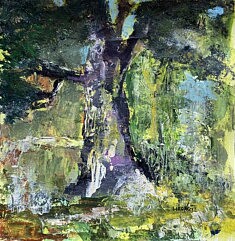Mon arbre Acrylique sur papier - 20x20-2025-
