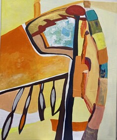Squat Sahara Acrylique sur toile