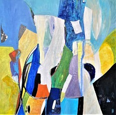 Instant Ephémère - Acrylique sur toile 