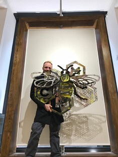 The famous bee of Manchester The famous bee of Manchester