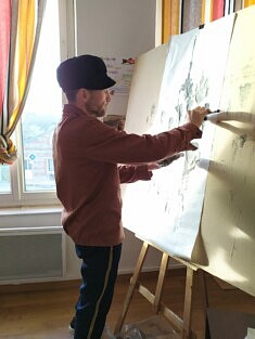 Encre de chine et papier de riz pour les croquis de gratte-ciel - Daty Encre de chine et papier de riz pour les croquis de gratte-ciel - Daty