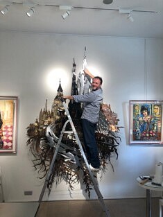 Daty - Paris - Galerie Place des Vosges - Sculpture monumentale Daty - Paris - Galerie Place des Vosges - Sculpture monumentale