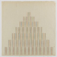 Pyramide Blanche, Crayon du couleur sur papier, 52.7 x 73 cm €1500
