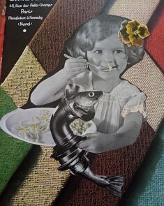 "Anne Marie"-collage 30X32 