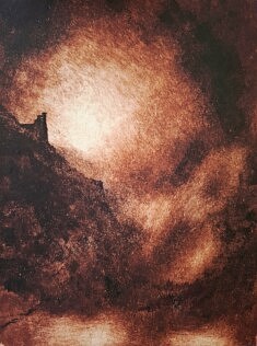Monotype encre typographique, 29x39 cm