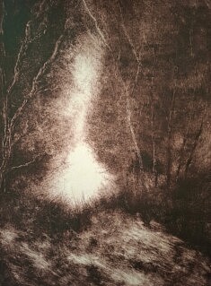 Monotype encre typographique, 39x29cm