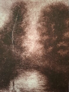 Monotype encre typographique, 39x29 cm
