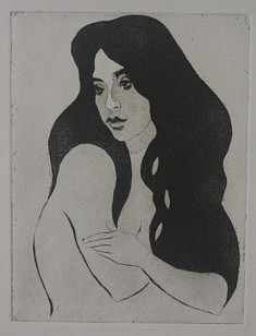 Arabesque, Eau forte et aquatinte, 19,5 X 15 cm