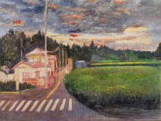 Après Otawara VI pastel sec, aquarelle sur toile 30x40cm 2025 Après Otawara VI pastel sec, aquarelle sur toile 30x40cm 2025