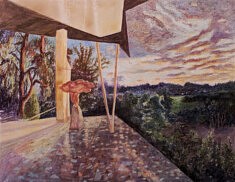 Après Otawara VII pastel sec, aquarelle sur toile 30x40cm 2025 Après Otawara VII pastel sec, aquarelle sur toile 30x40cm 2025