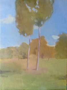 Devant soi, acrylique sur toile, 80 x 60 cm, 2026.