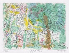 Glyptoteket - gravure taille douce et chine collé