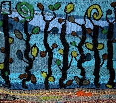 " Forêt ", 2025. Tapisserie haute lisse.