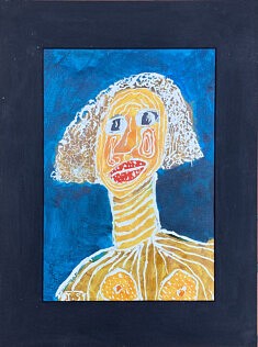 " Justine ", 2025. Dessin  40 x 29 x 0.1 cm