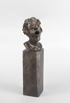 " Le chanteur ", 2025. Bronze 41*9*9 cm