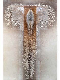 Nymphe - Envol, 75x110 cm, papier, rhodoïd, colorant