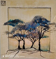 Dream 30X30cm. Techniques mixtes sur toile 2026