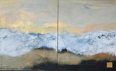 Diptyque Grand Large 100 X 160 cm. 2024 Détail