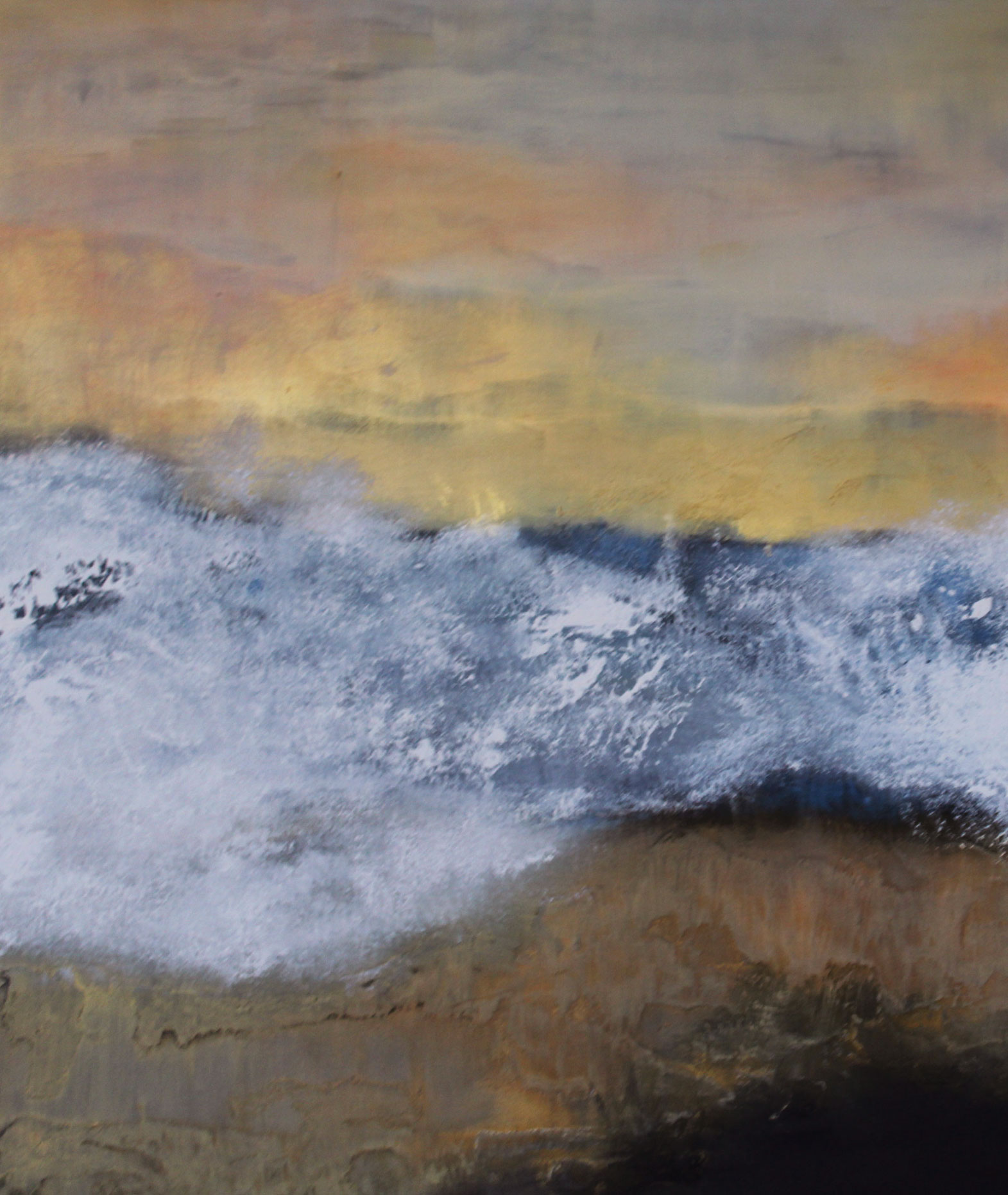 GRAND LARGE Diptyque 1OO x 160 cm. Détail