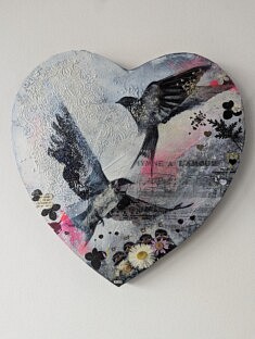 Hymne à l'Amour. 2025. Acrylique sur toile.
