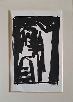 Acrylique sur papier 9x14