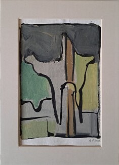 Acrylique sur papier 9x14