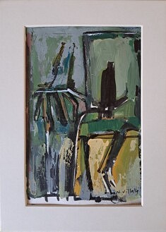 Acrylique sur papier 9x14