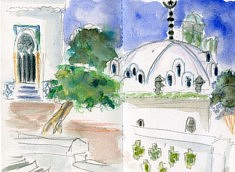 Mosquée Abderamane, carnet Alger, mai 2017