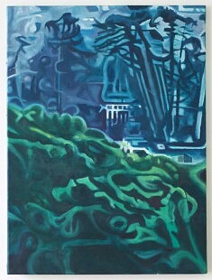 Le palais I, huile sur toile, 73x54x2cm, OF/2024